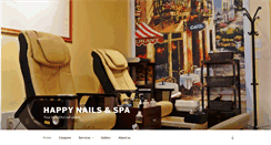 Desktop Screenshot of happysistersnailandspa.com
