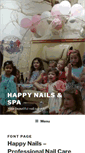Mobile Screenshot of happysistersnailandspa.com
