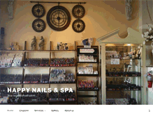 Tablet Screenshot of happysistersnailandspa.com